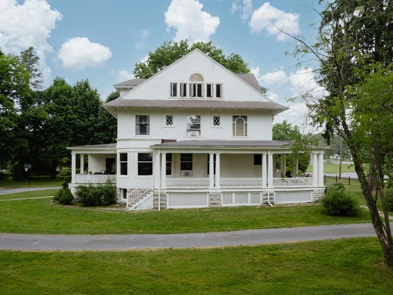 Property with overcast sky