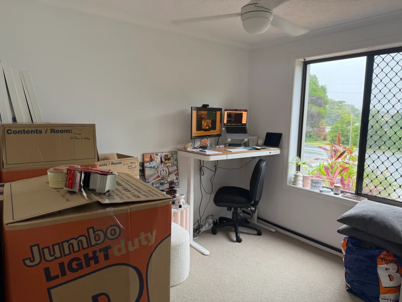 Original room with furniture